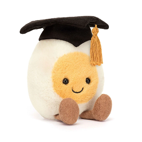 Jellycat Amuseable Graduation Boiled Egg Plush