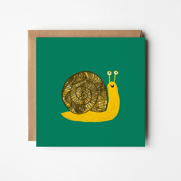 Snail Blank Art Card