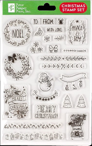 Silicone Clear Stamp Set  Holiday