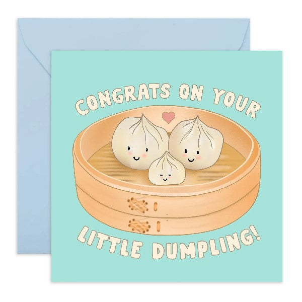 Little Dumpling Baby Card