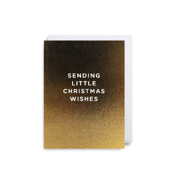 Sending Little Christmas Wishes Mini Christmas Card