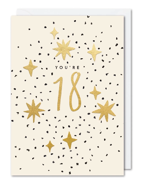 You're 18 Birthday Card