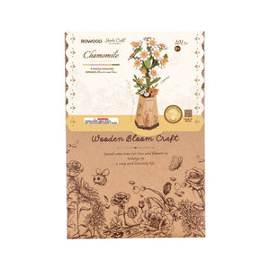 DIY 3D Wooden Flower Puzzle | Chamomile