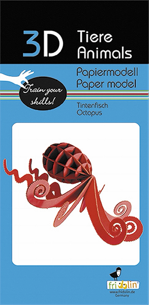 Octopus 3D Paper Model