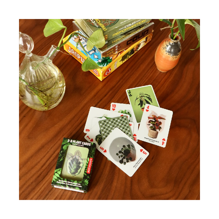 3-D Plant Playing Cards