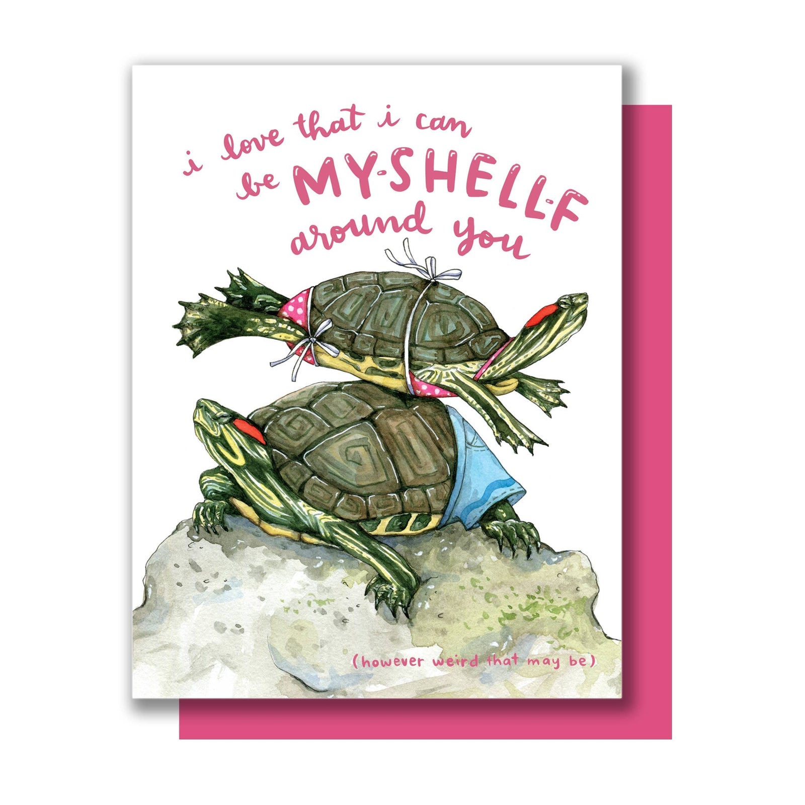 Turtles Love Card