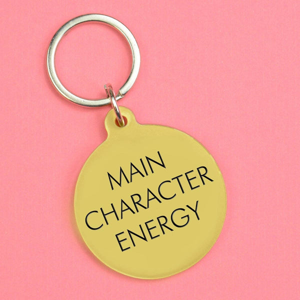 Main Character Energy Keychain | Flamingo Candles | The Gifted Type