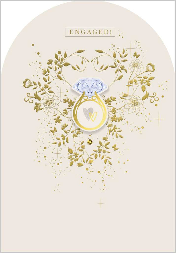 Engagement Ring Card | Engagement & Wedding Cards | The Gifted Type