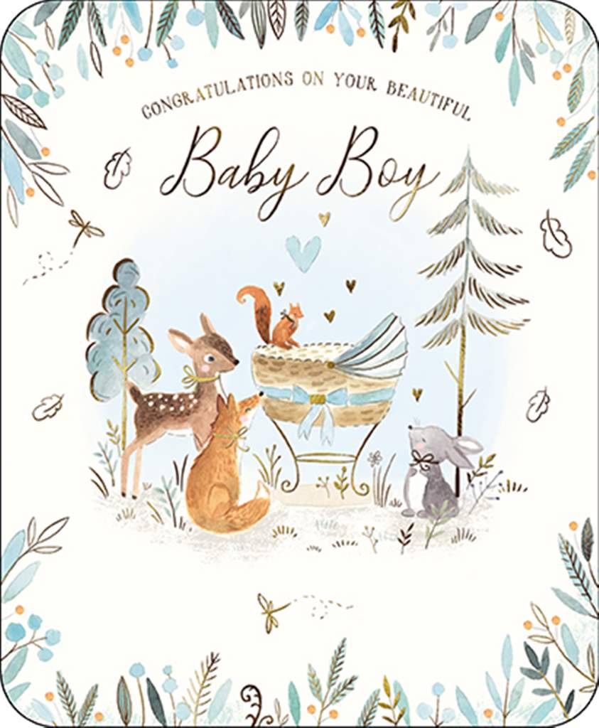 Baby Boy New Baby Card