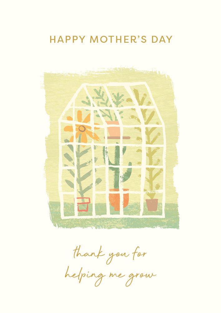 Greenhouse Mother's Day Card