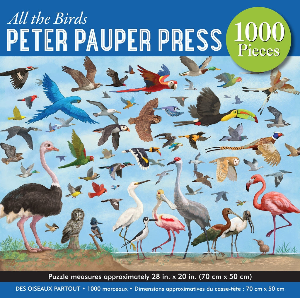 Peter Pauper 1000 Piece Puzzle | All The Birds