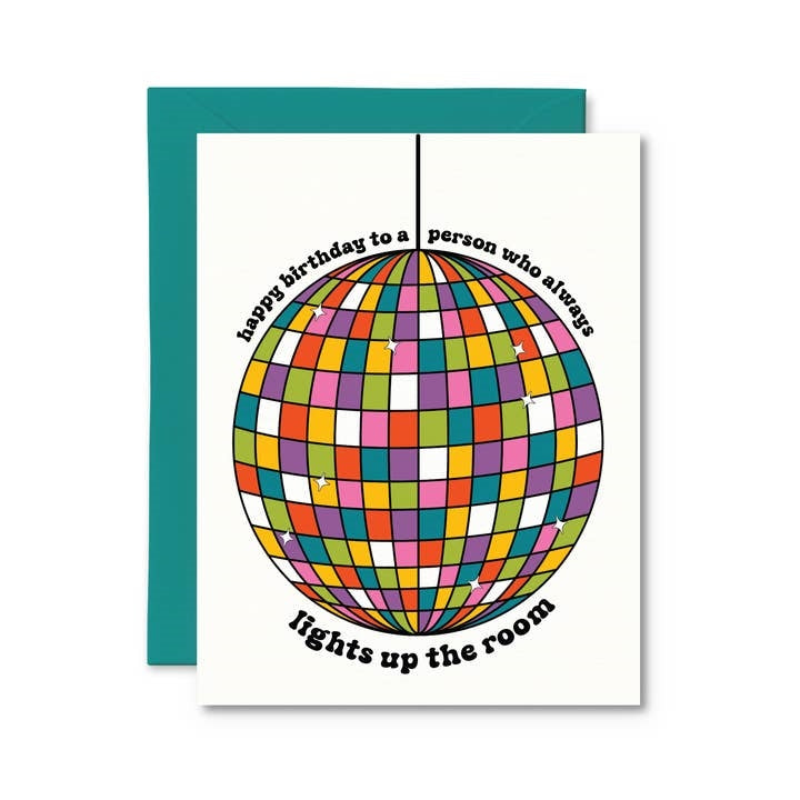 Always Lights Up The Room Birthday Card