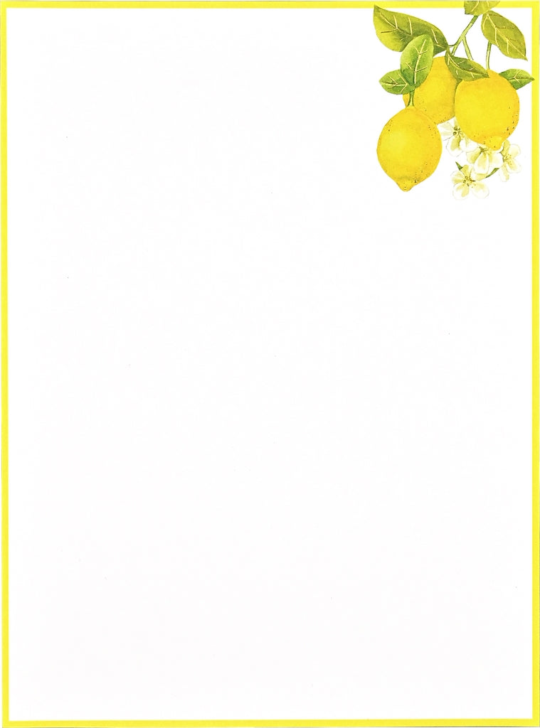 Amalfi Lemons Stationery Set