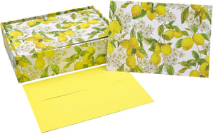 Amalfi Lemons Blank Notecards