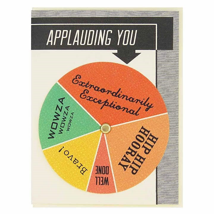 Applauding You Congratulations Card
