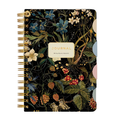 Forest Flowers Spiral Bound Journal