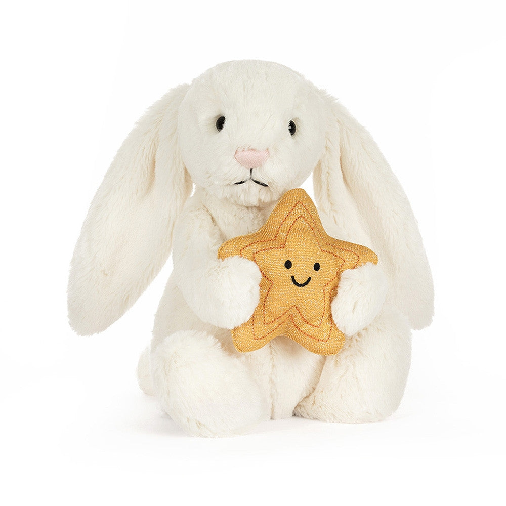 Jellycat Cream Bunny With Star Plush