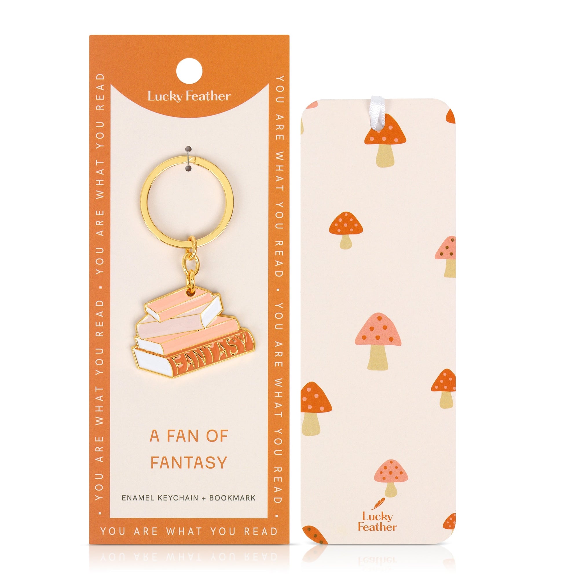 Fan Of Fantasy Bookmark Keychain