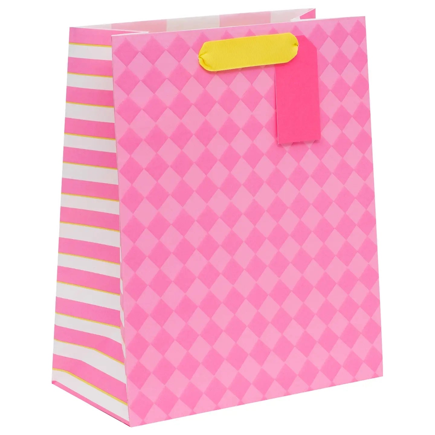 Large Diamond Pink Gift Bag