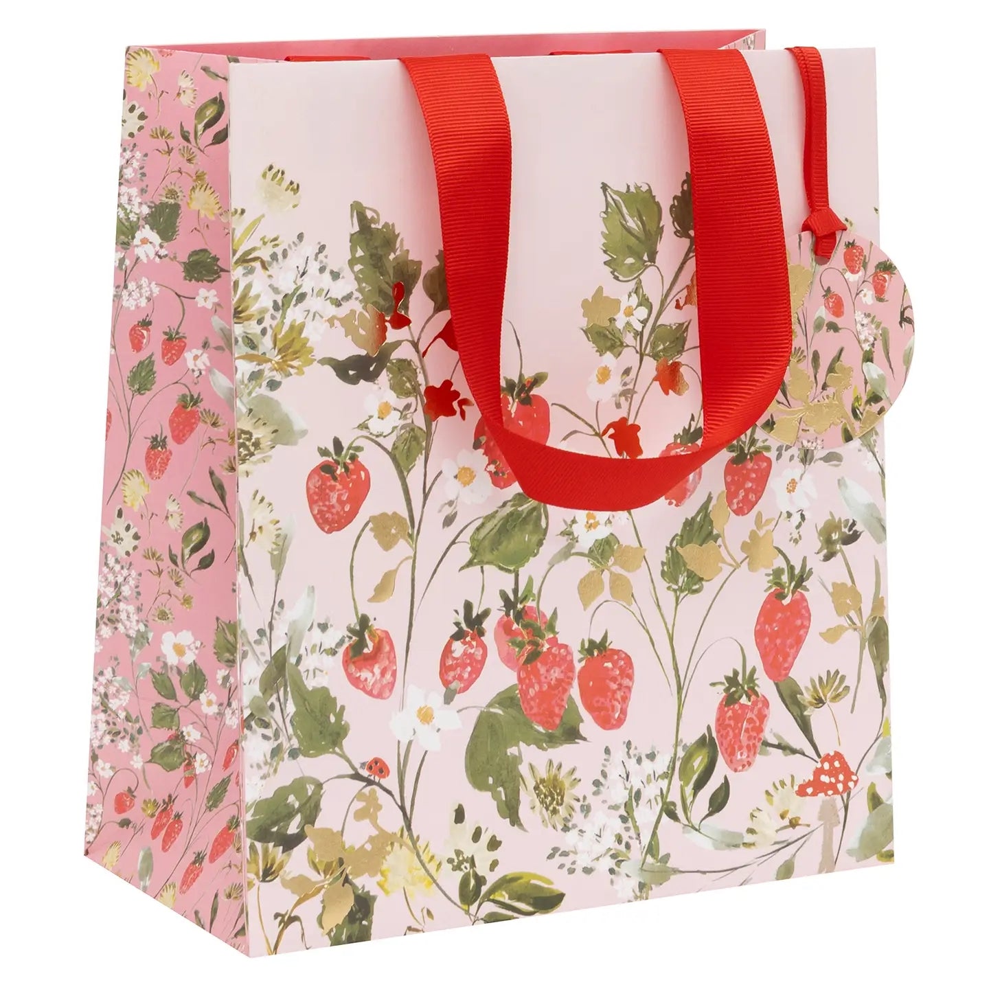 Medium Strawberry Patch Gift Bag
