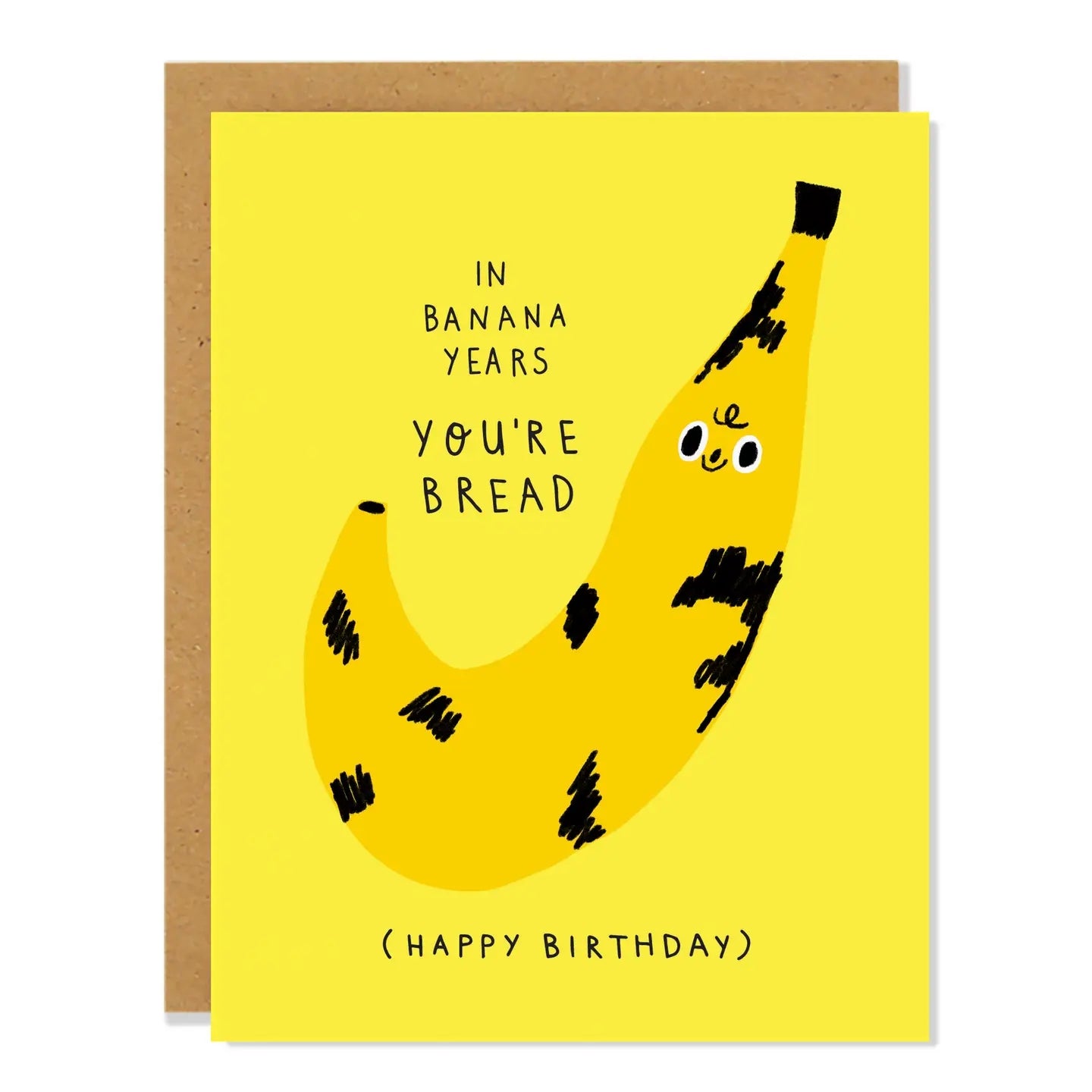 Banana Years Birthday Card