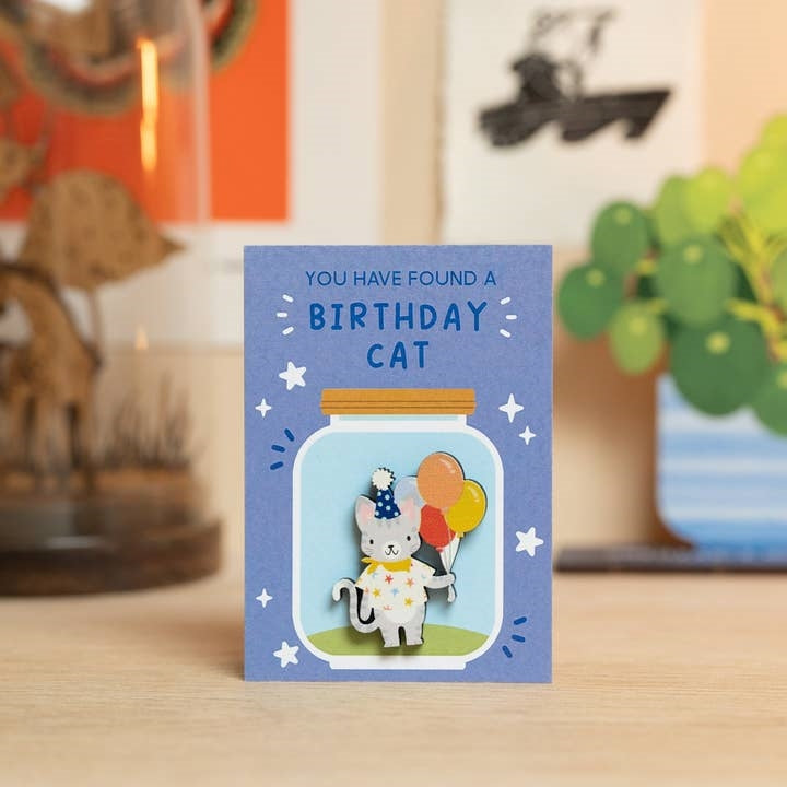 Dapple & Dot Pin | Birthday Cat