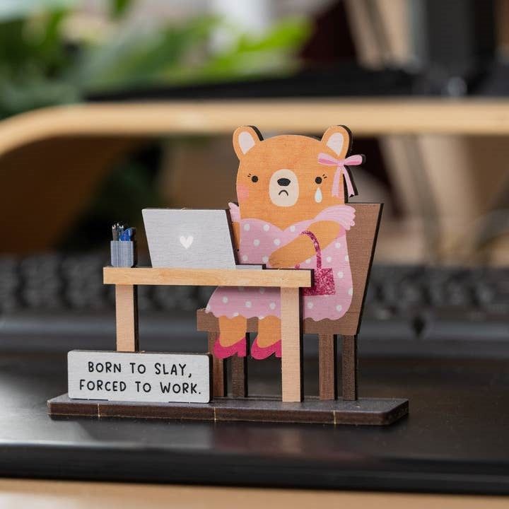 Dapple & Dot Wooden Pop Out Card | Born To Slay