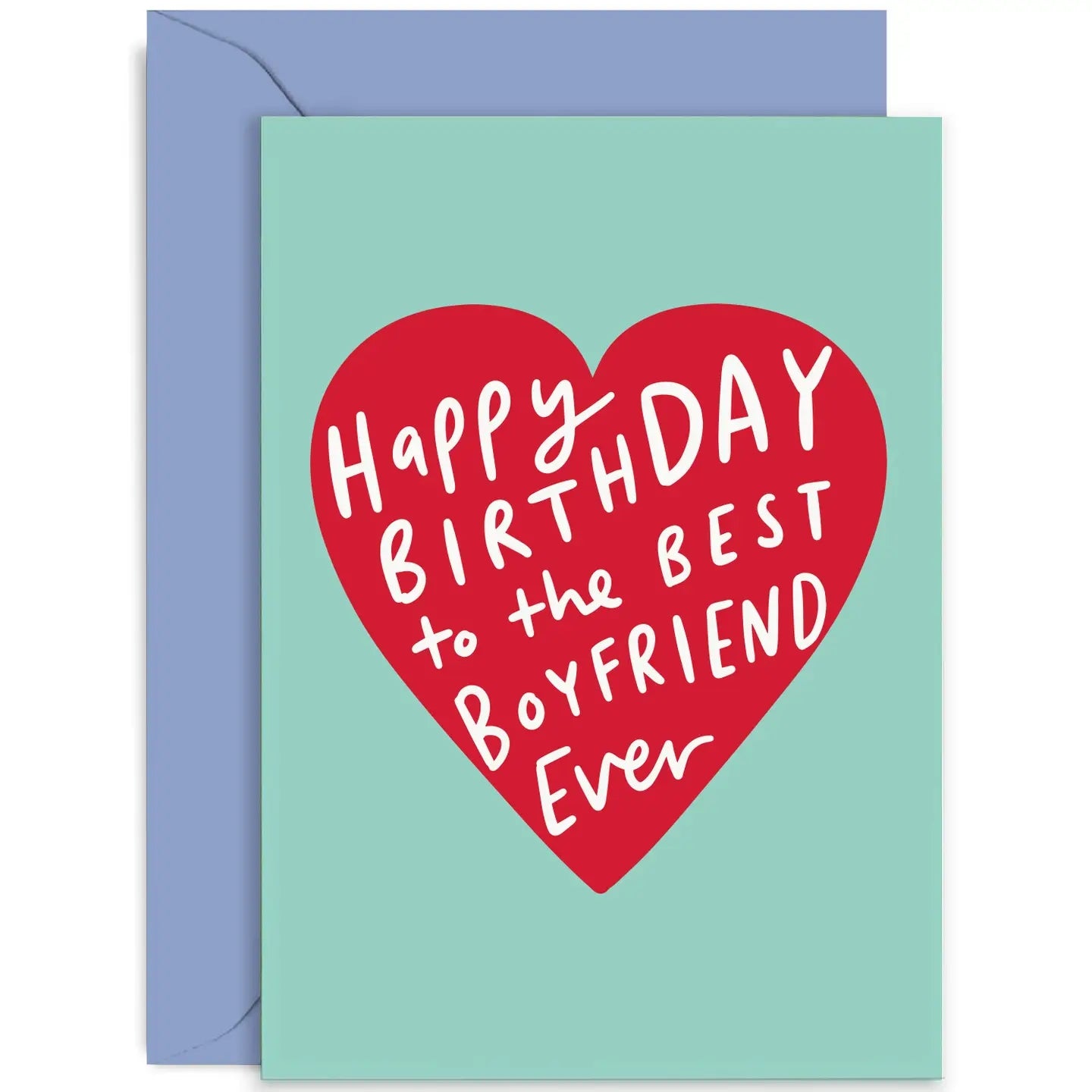 Boyfriend Heart Birthday Card