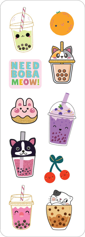 Bubble Tea Sticker Set