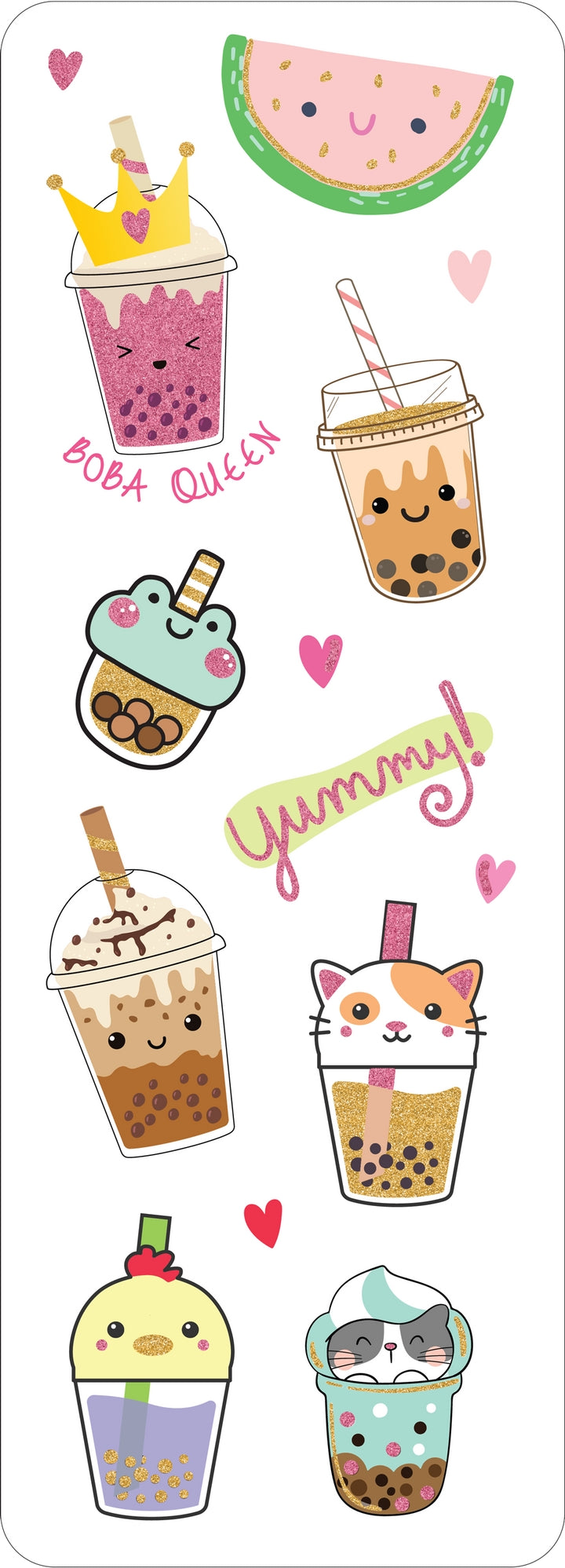 Bubble Tea Sticker Set