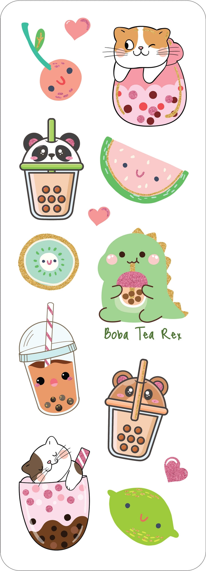 Bubble Tea Sticker Set