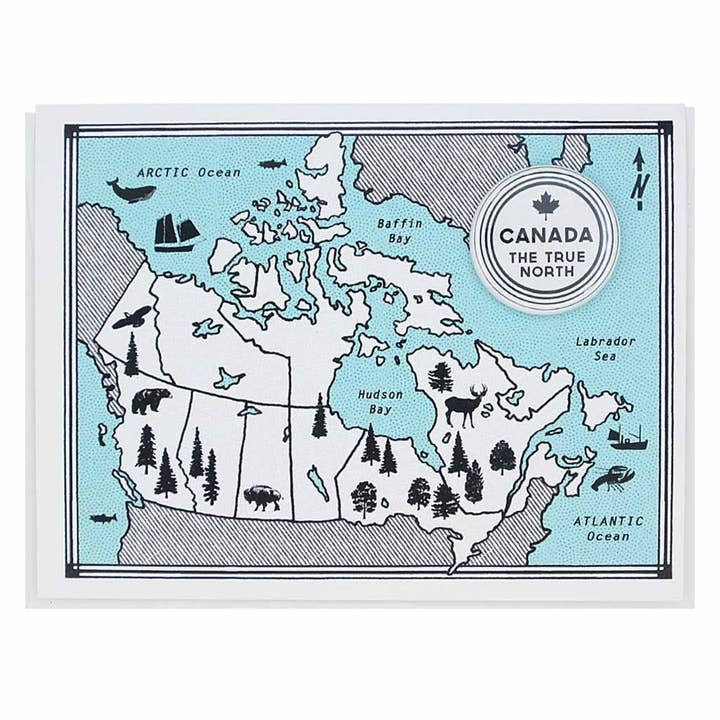 Canada Blank Art Card