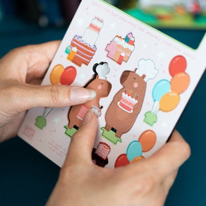Dapple & Dot Wooden Pop Out Card | Capy Birthday