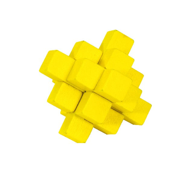 Classic Colour Block Puzzle Conundrum | Yellow No.3