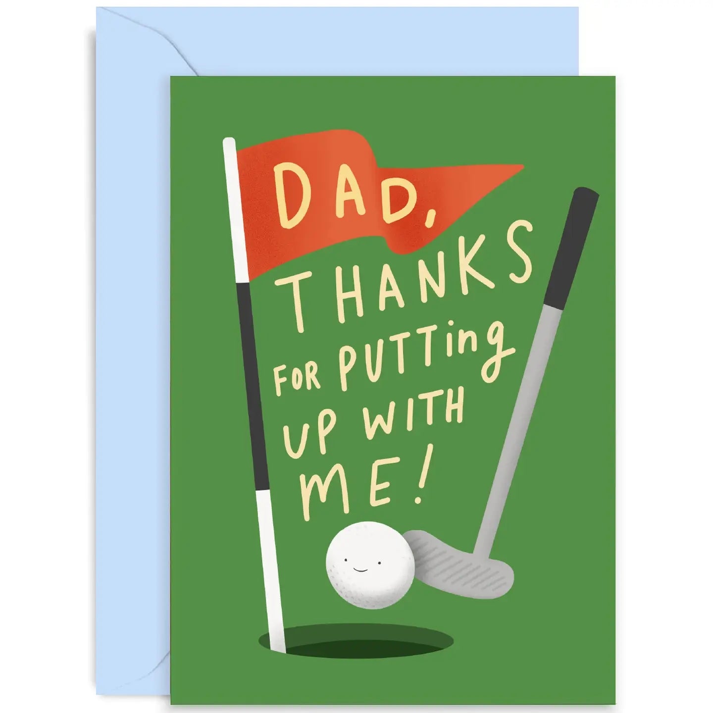 Putting Up With Me Father's Day Card