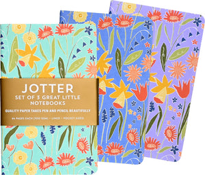 Set of 3 Daffodils Jotter Notebooks