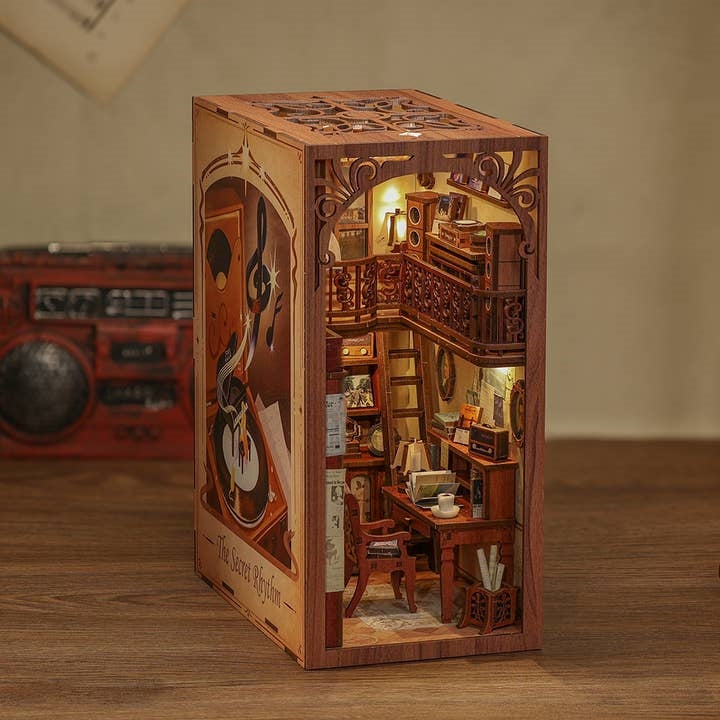 Miniature Diy Kit Book Nook | The Secret Rhythm