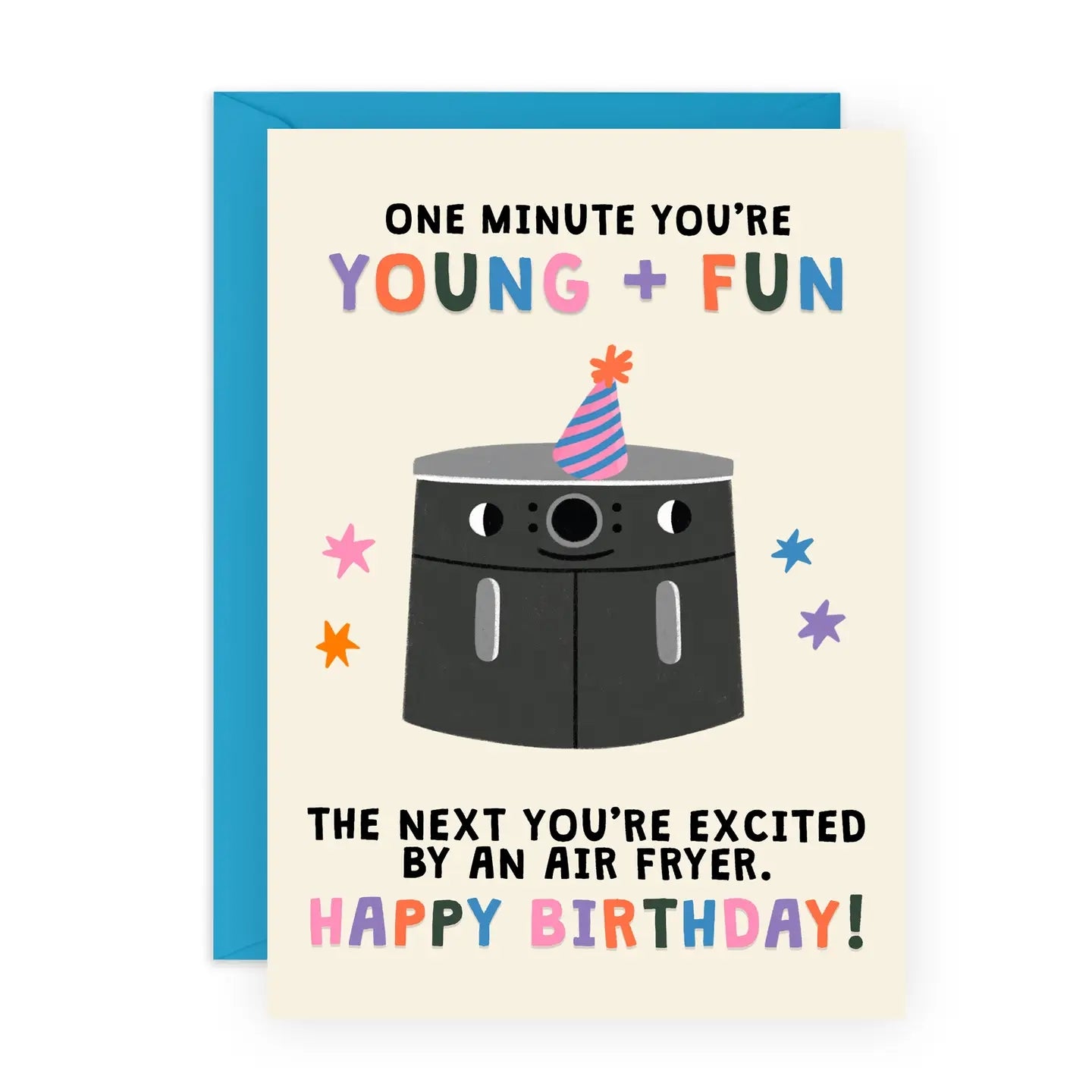 Air Fryer Birthday Card