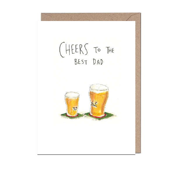 Cheers To The Best Dad Father's Day Card
