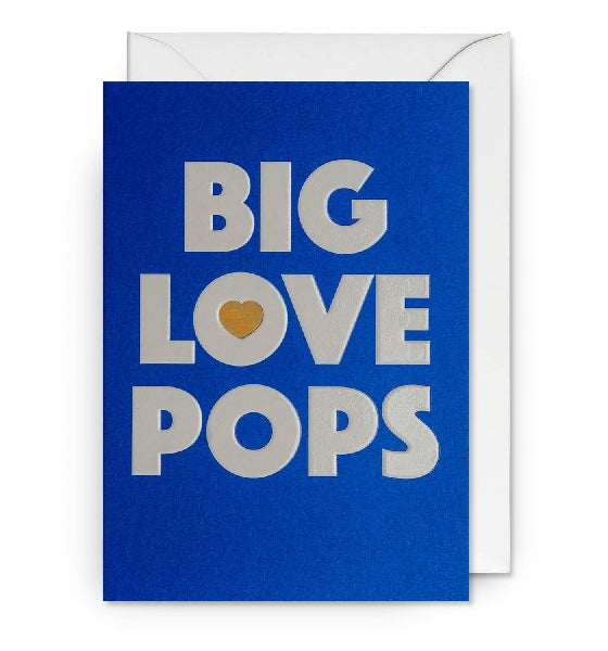 Big Love Pops Father's Day Card