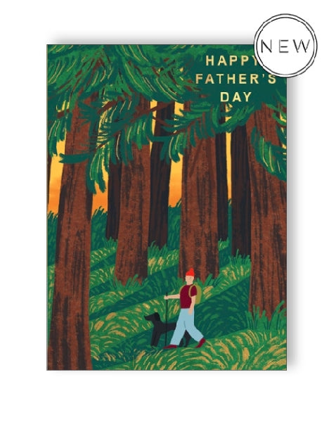 Forest Walk Father's Day Card