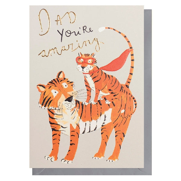 Tigers Father's Day Card