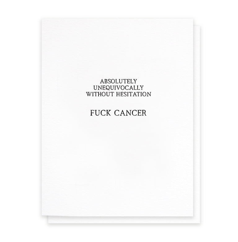 Fuck Cancer Empathy & Support Card