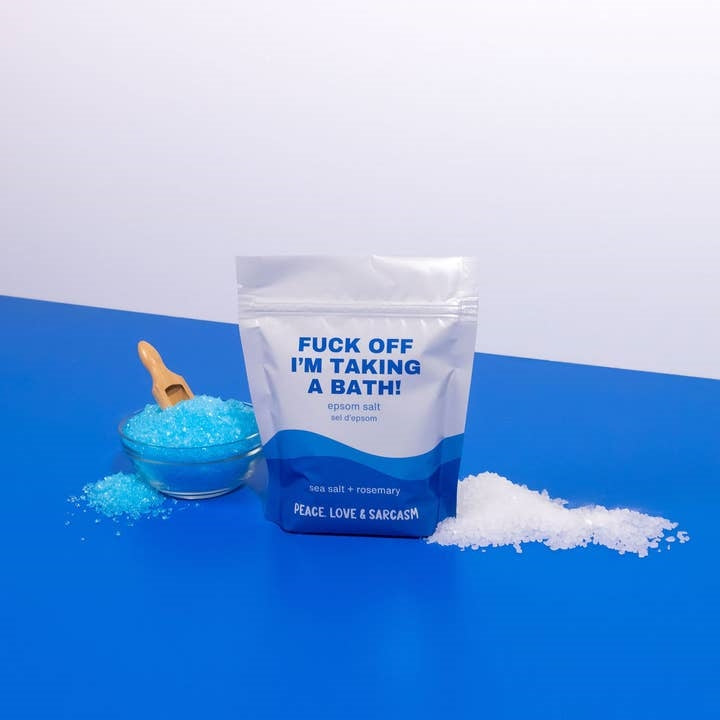 Peace, Love & Sarcasm Epsom Salt Bath Soak | Fuck Off
