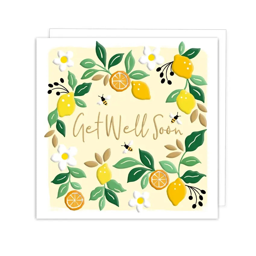 Oranges & Lemons Get Well Card