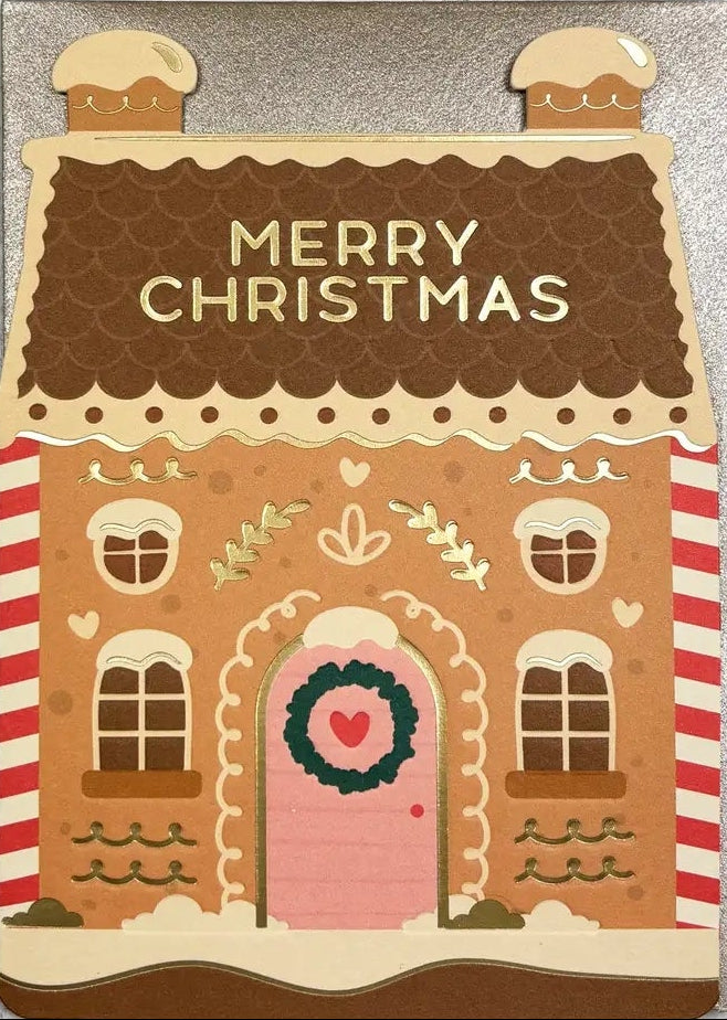 Gingerbread House Christmas Card