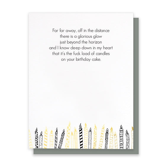 A Glorious Glow Birthday Card