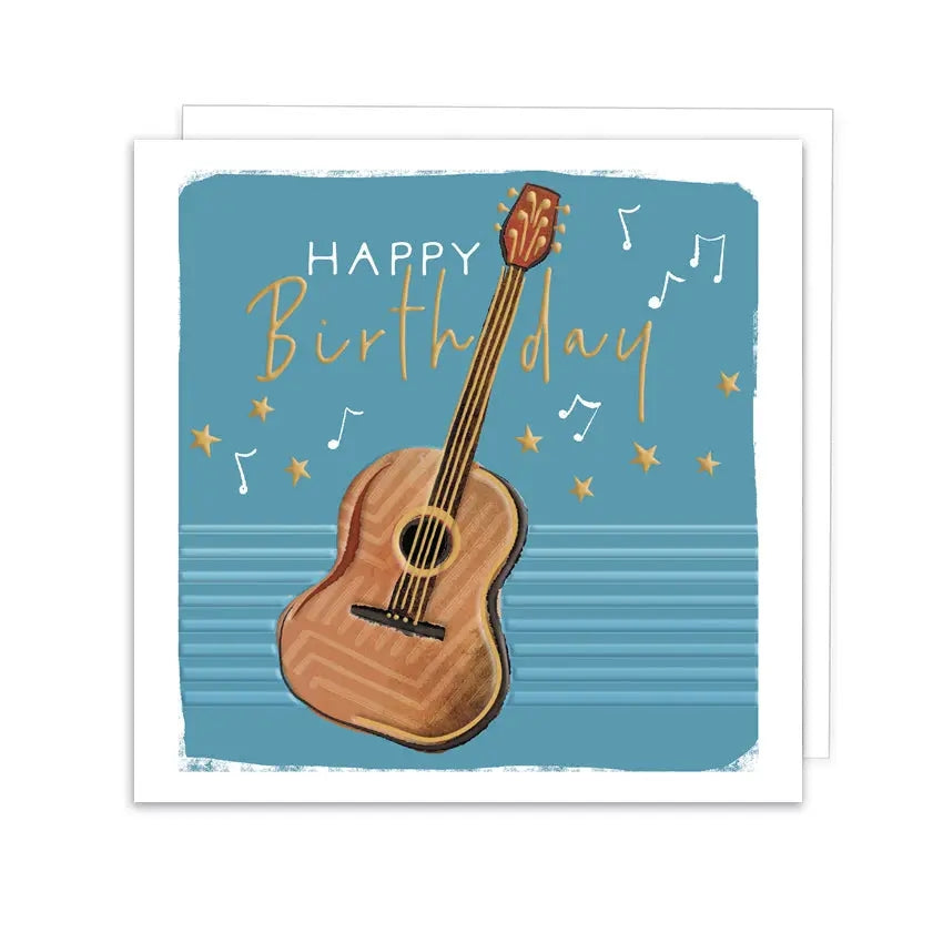 Guitar Birthday Card