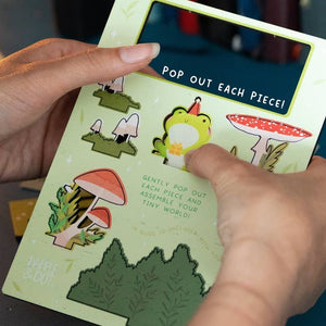 Dapple & Dot Wooden Pop Out Card | Happy Birthday Frog