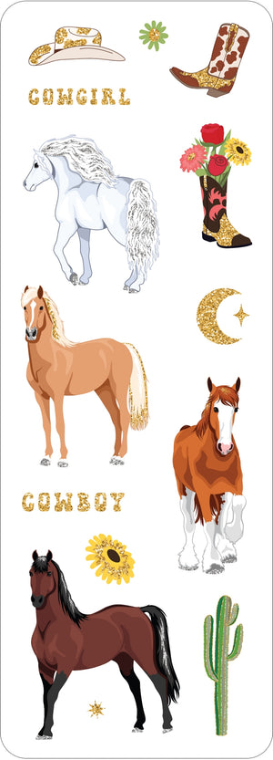 Horses Sticker Set
